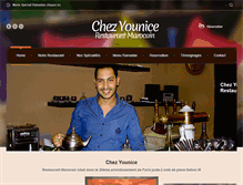 Tablet Screenshot of chez-younice.fr